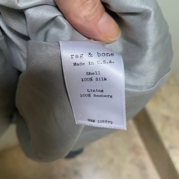 NWT rag & bone silk skirt - Picture 4 of 5